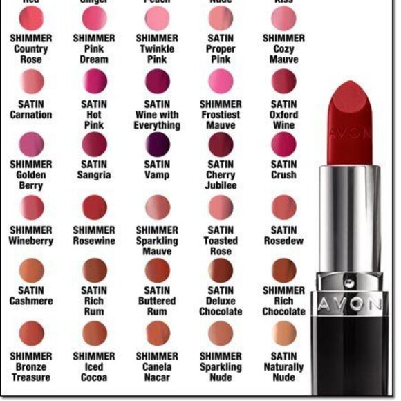 Rich chocolate Avon True color lipstick (Chocolat riche) - Picture 2 of 3